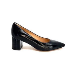 Ivoire 1601 Cuir Vernis Noir