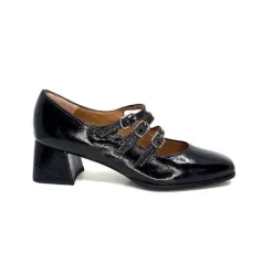 Ivoire 4145 Cuir Vernis Noir