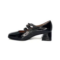 Ivoire 4145 Cuir Vernis Noir