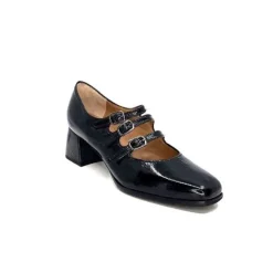 Ivoire 4145 Cuir Vernis Noir