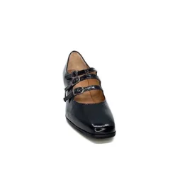 Ivoire 4145 Cuir Vernis Noir