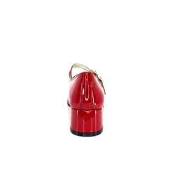 Ivoire 914 Cuir Vernis Rouge