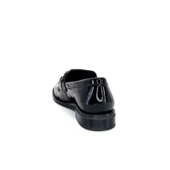 Ivoire 77502 Falconi Cuir Vernis Noir