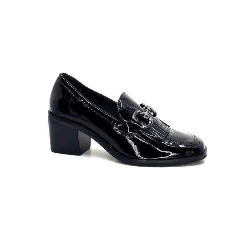 Ivoire 78006 Fortunato Cuir Vernis Noir
