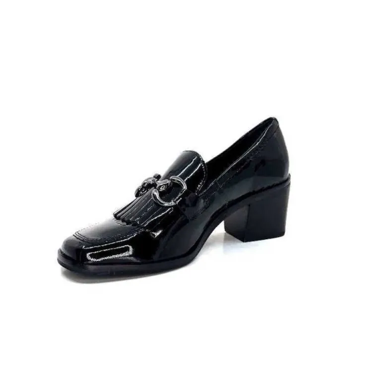 Ivoire 78006 Fortunato Cuir Vernis Noir