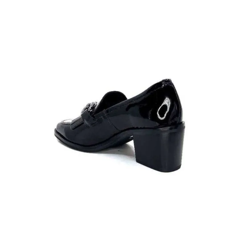 Ivoire 78006 Fortunato Cuir Vernis Noir