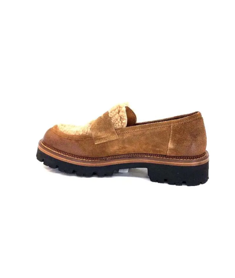 Ivoire 3276 Sabbia Montone Daim Marron