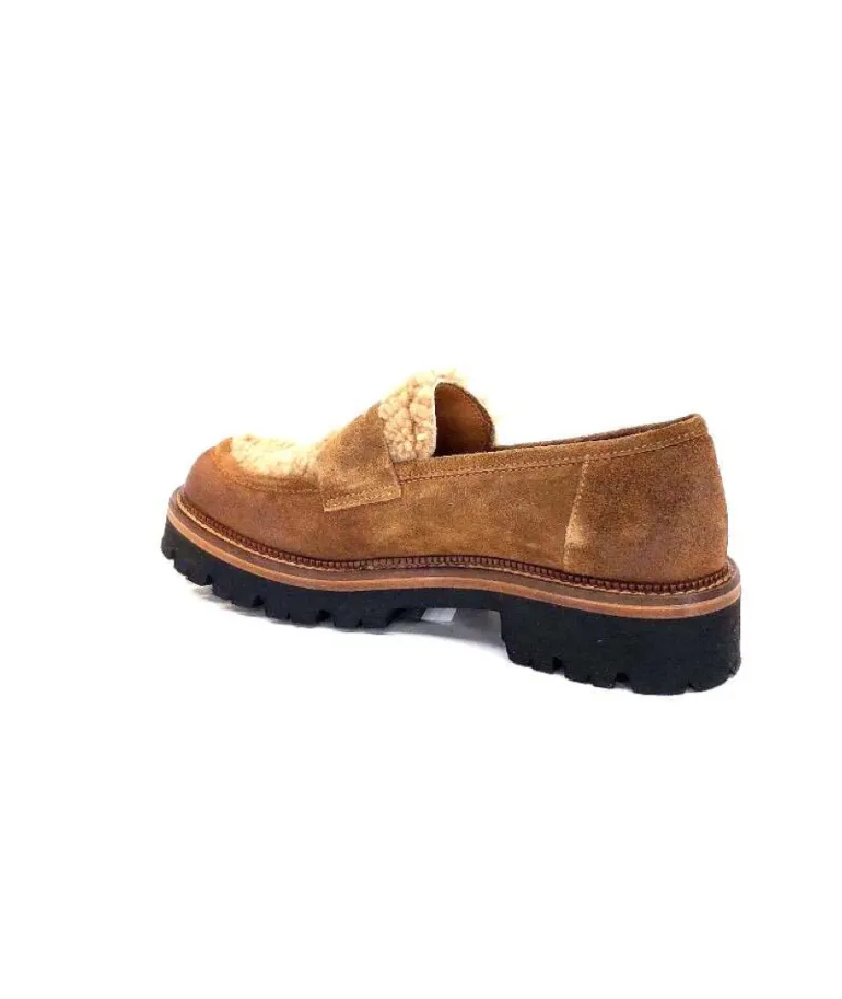 Ivoire 3276 Sabbia Montone Daim Marron