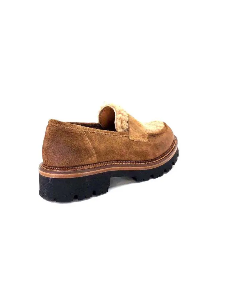 Ivoire 3276 Sabbia Montone Daim Marron