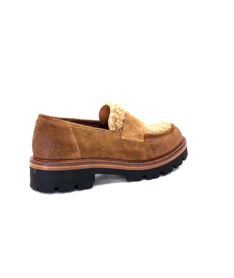 Ivoire 3276 Sabbia Montone Daim Marron