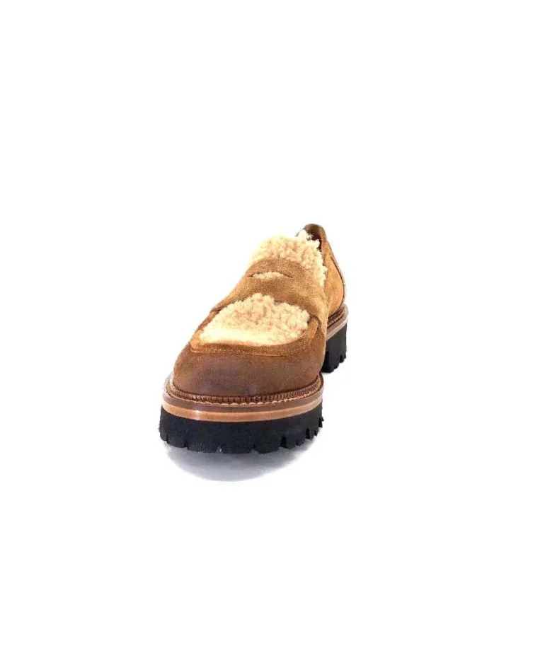 Ivoire 3276 Sabbia Montone Daim Marron