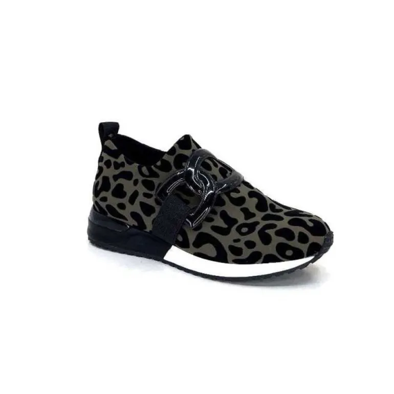 Ivoire 2203626 Textile Kaki Noir Leo