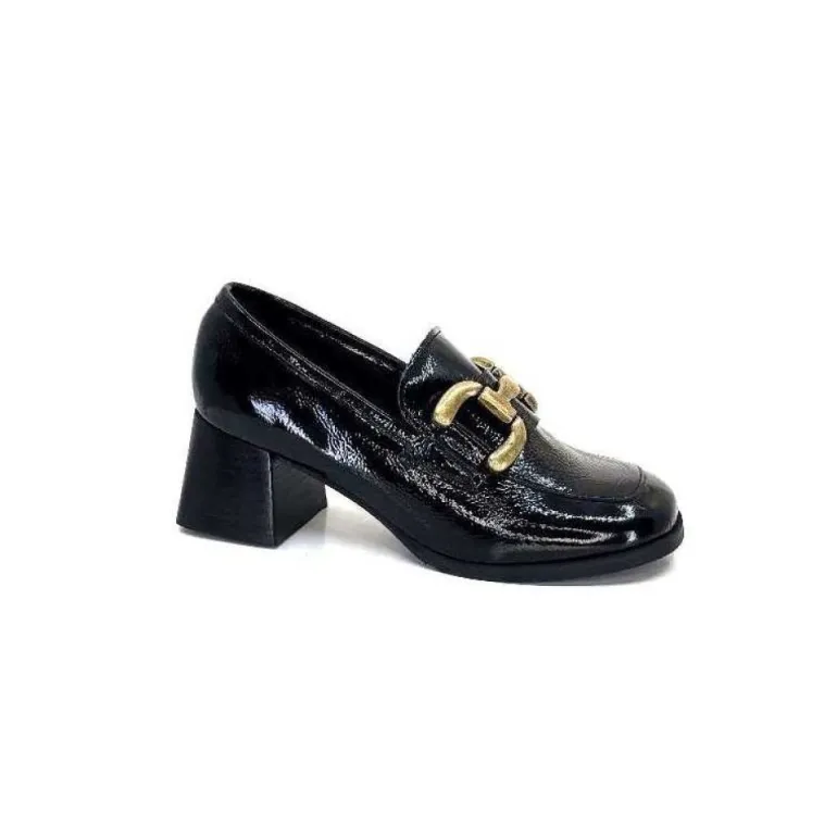 Ivoire 11301A Cuir Vernis Noir