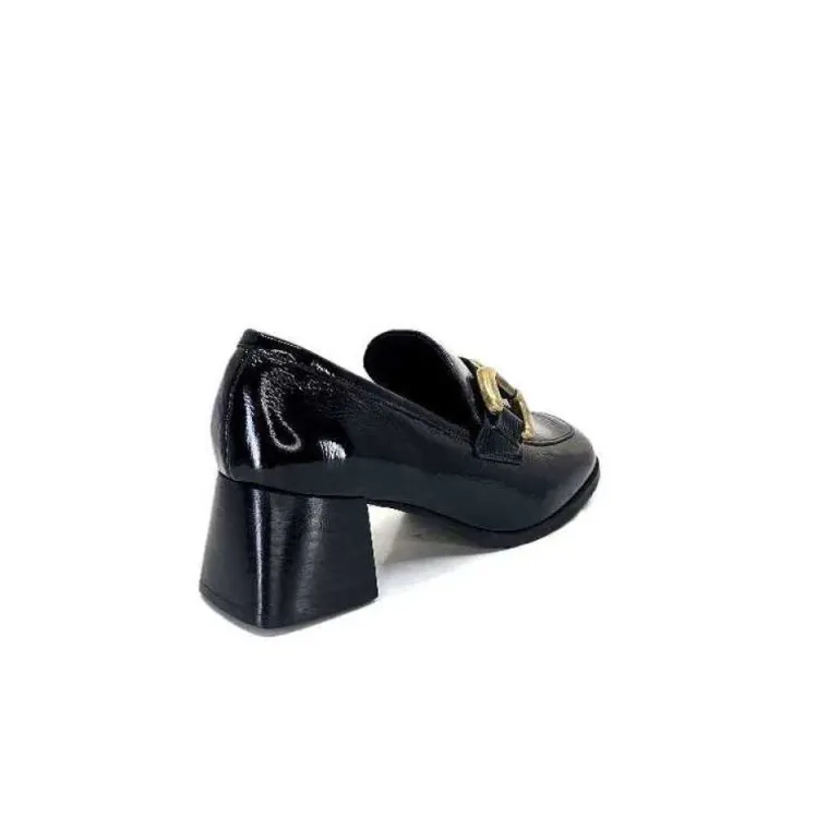 Ivoire 11301A Cuir Vernis Noir