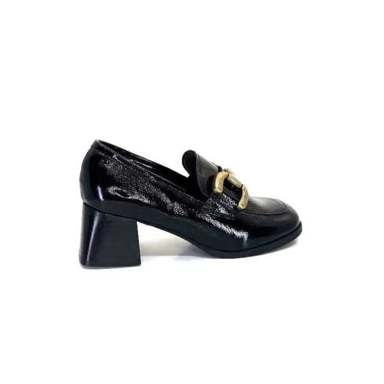 Ivoire 11301A Cuir Vernis Noir