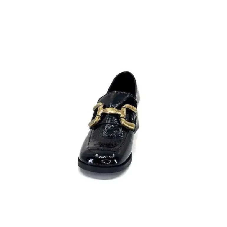 Ivoire 11301A Cuir Vernis Noir