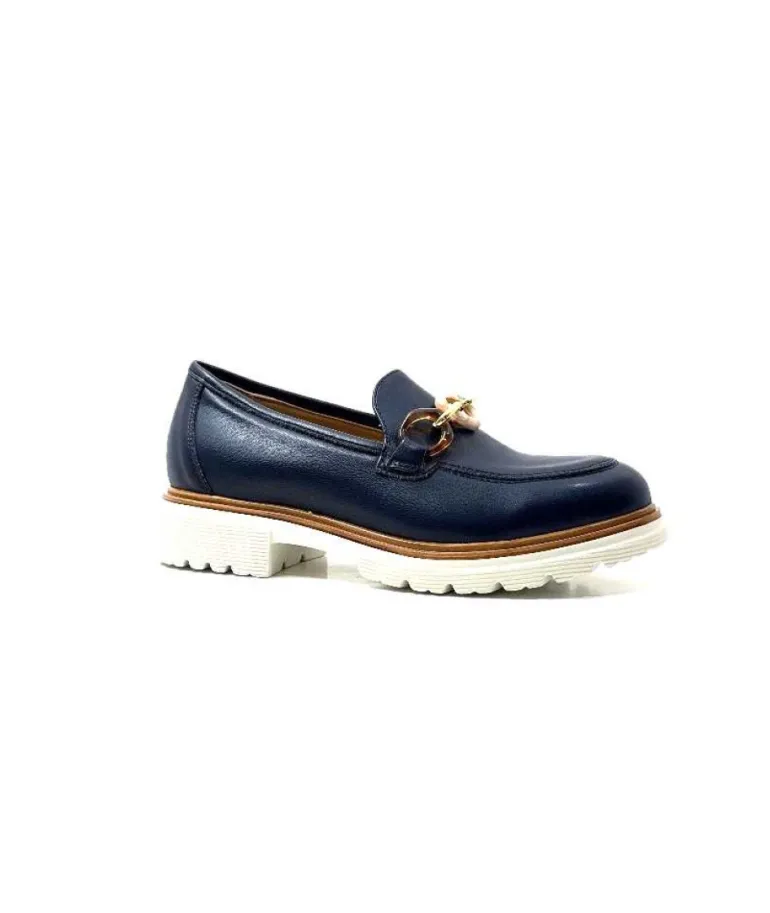 Ivoire 8B 4655 Cuir Marine