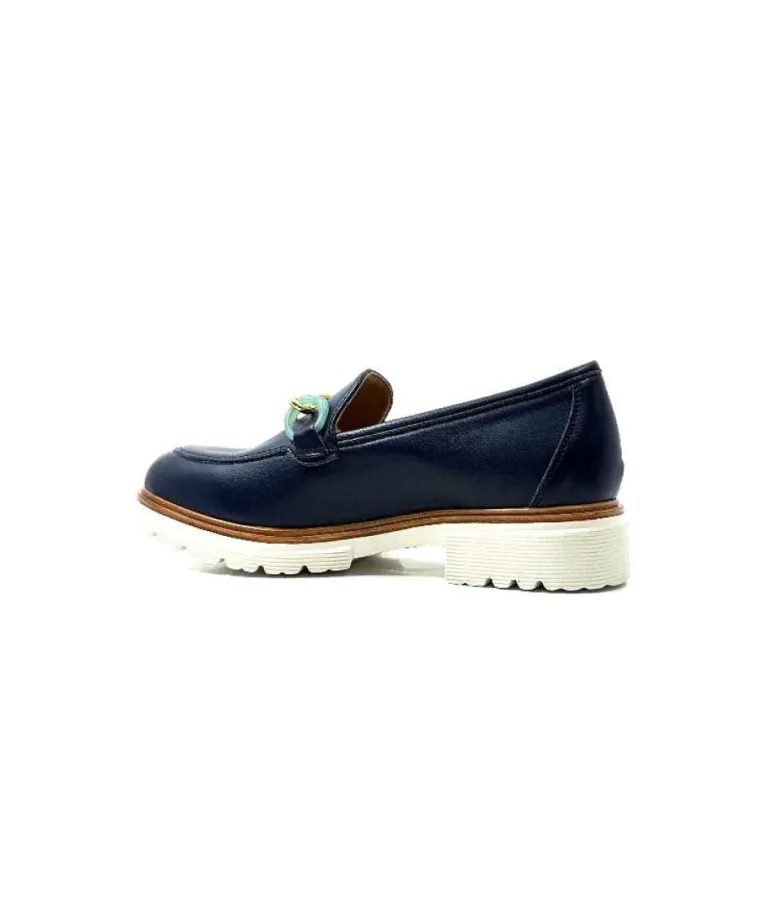Ivoire 8B 4655 Cuir Marine