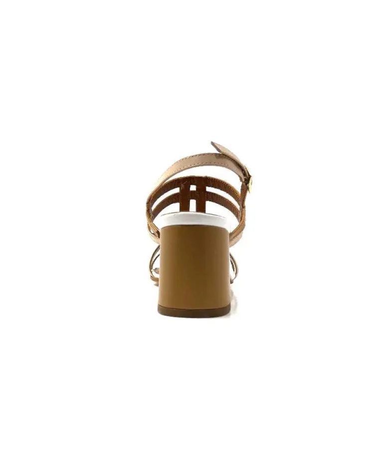 Ivoire B621 F Romagna Cuir Blanc Beige