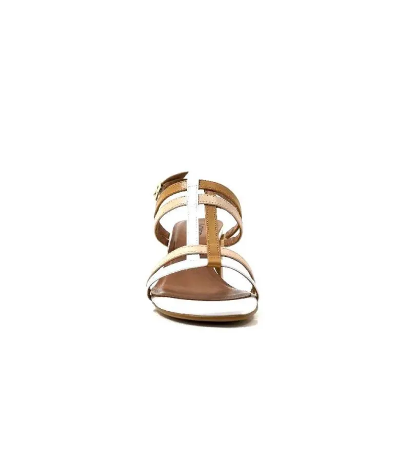 Ivoire B621 F Romagna Cuir Blanc Beige