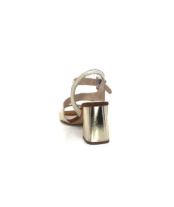 Ivoire B773 Mare Cuir Blanc & Dore