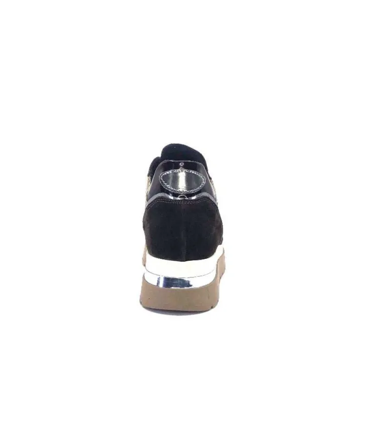 Ivoire 9B4425 Textile Et Daim Marron