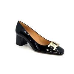Ivoire Ch732 Cuir Vernis Noir