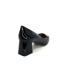 Ivoire Ch732 Cuir Vernis Noir