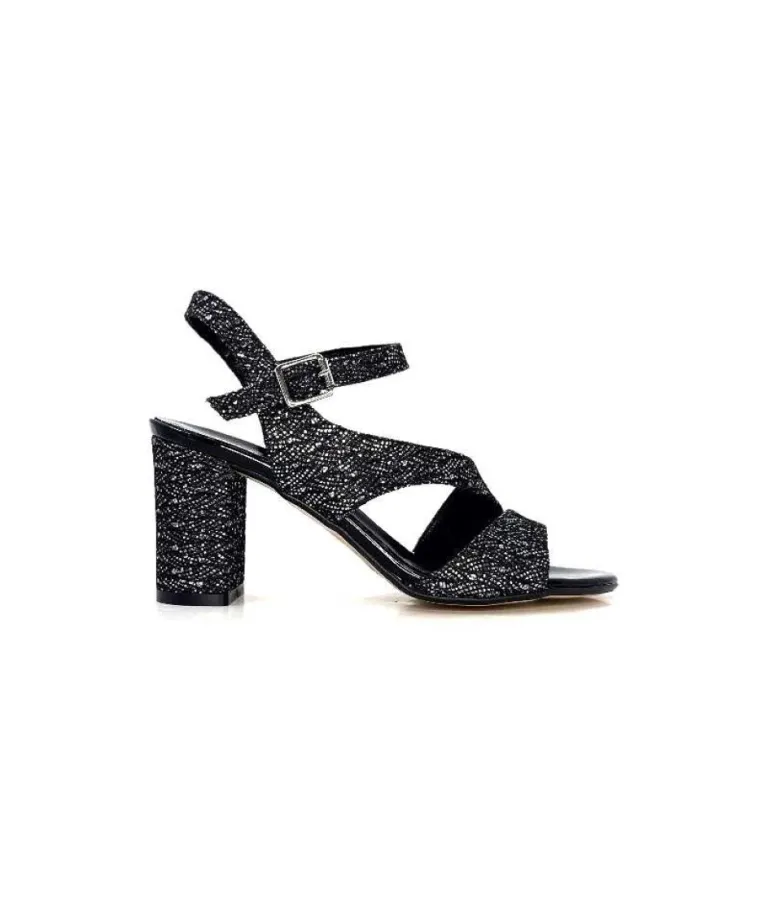 Ivoire F2215 Asia Textile Glitter Noir