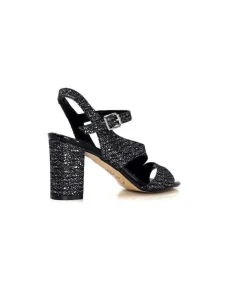 Ivoire F2215 Asia Textile Glitter Noir