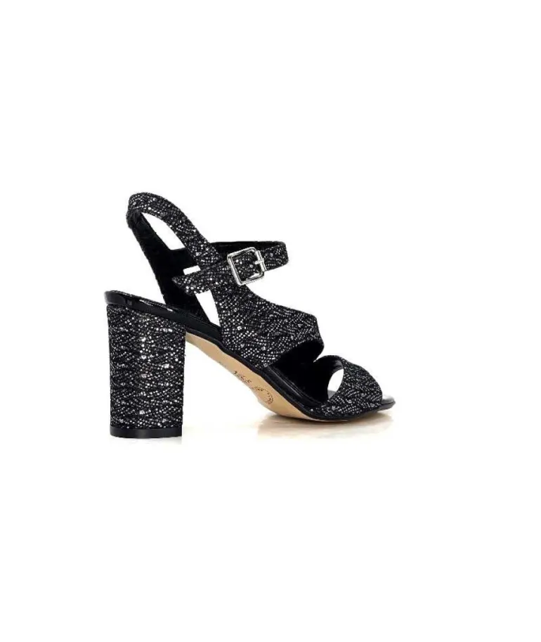 Ivoire F2215 Asia Textile Glitter Noir