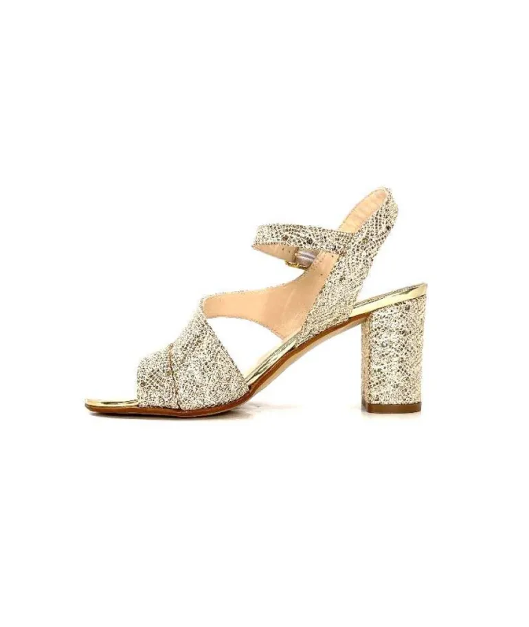 Ivoire F2215 Asia Textile Glitter Or