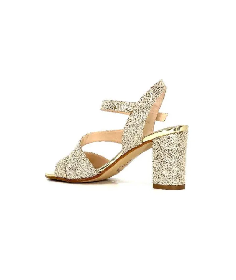Ivoire F2215 Asia Textile Glitter Or