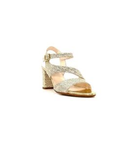 Ivoire F2215 Asia Textile Glitter Or