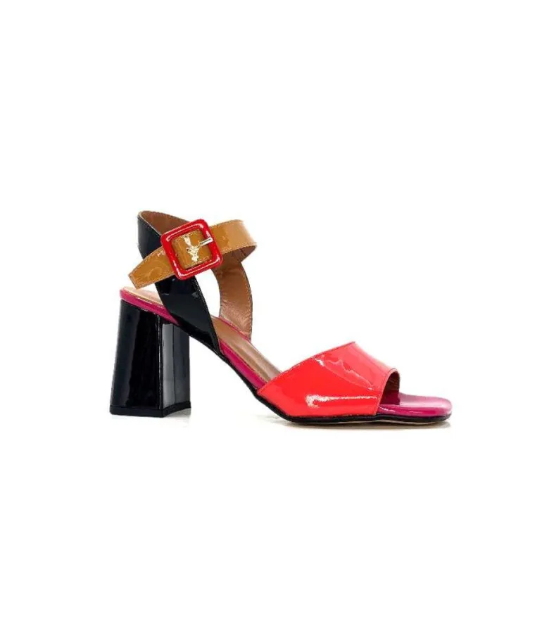 Ivoire F1136 Mare Cuir Vernis Multicolor