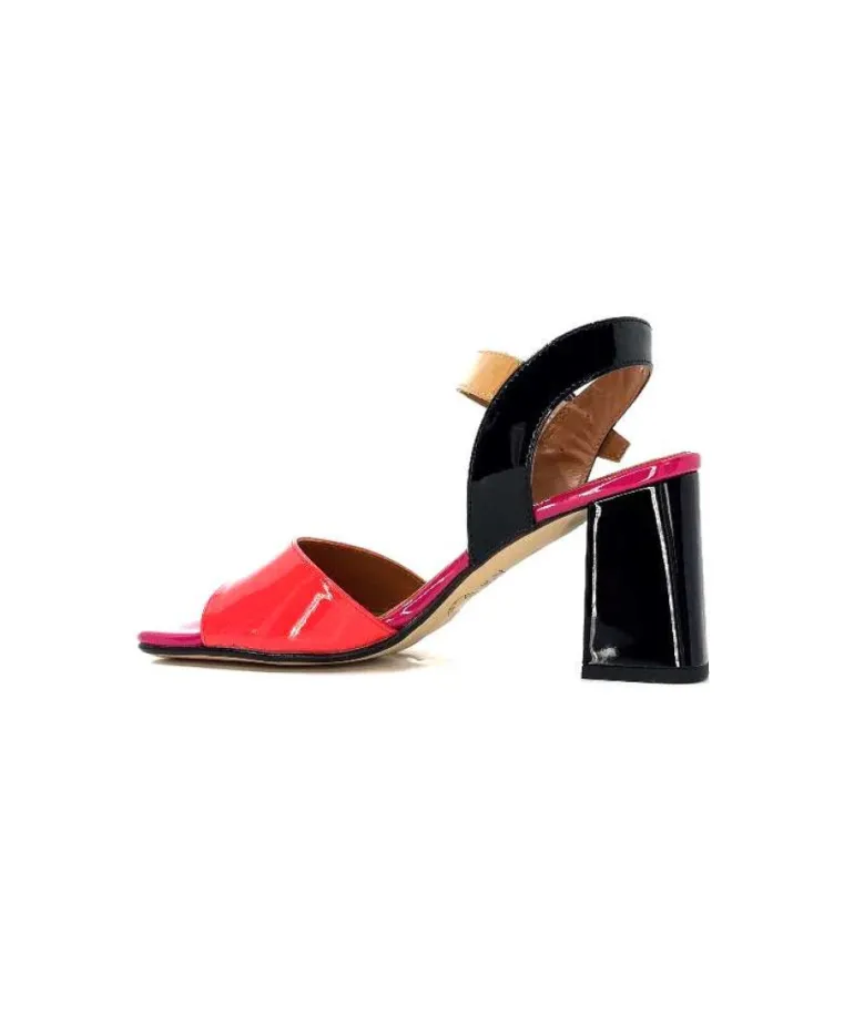 Ivoire F1136 Mare Cuir Vernis Multicolor