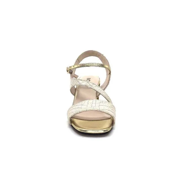 Ivoire F692 Sardegna Cuir Blanc & Or