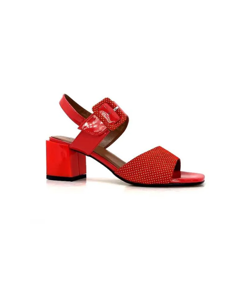 Ivoire F2191 Sardegna Daim Rouge Poid Blanc