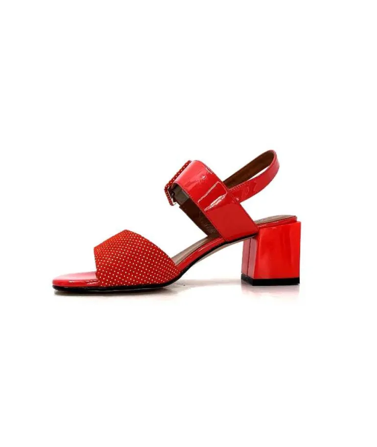 Ivoire F2191 Sardegna Daim Rouge Poid Blanc