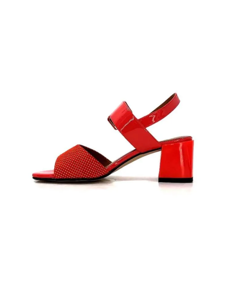 Ivoire F2191 Sardegna Daim Rouge Poid Blanc