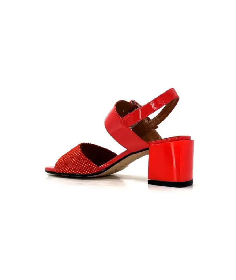 Ivoire F2191 Sardegna Daim Rouge Poid Blanc