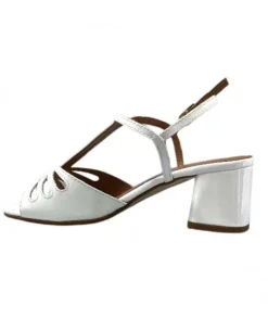 Ivoire F2295 Venezia Cuir Vernis Blanc