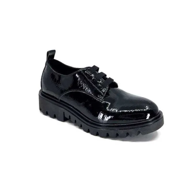Ivoire 3G4835 Cuir Vernis Noir