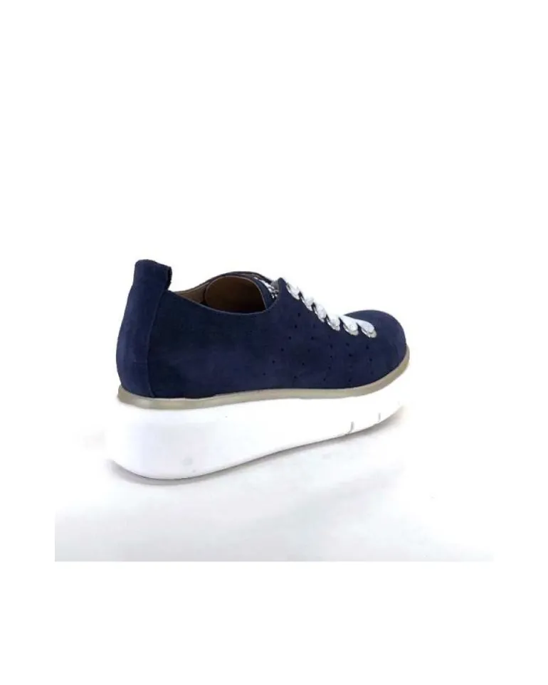 Ivoire 7L4144Pe Cuir Bleu Marine