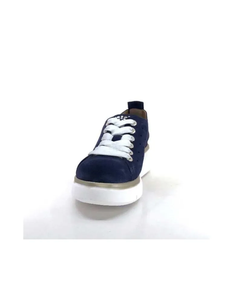 Ivoire 7L4144Pe Cuir Bleu Marine