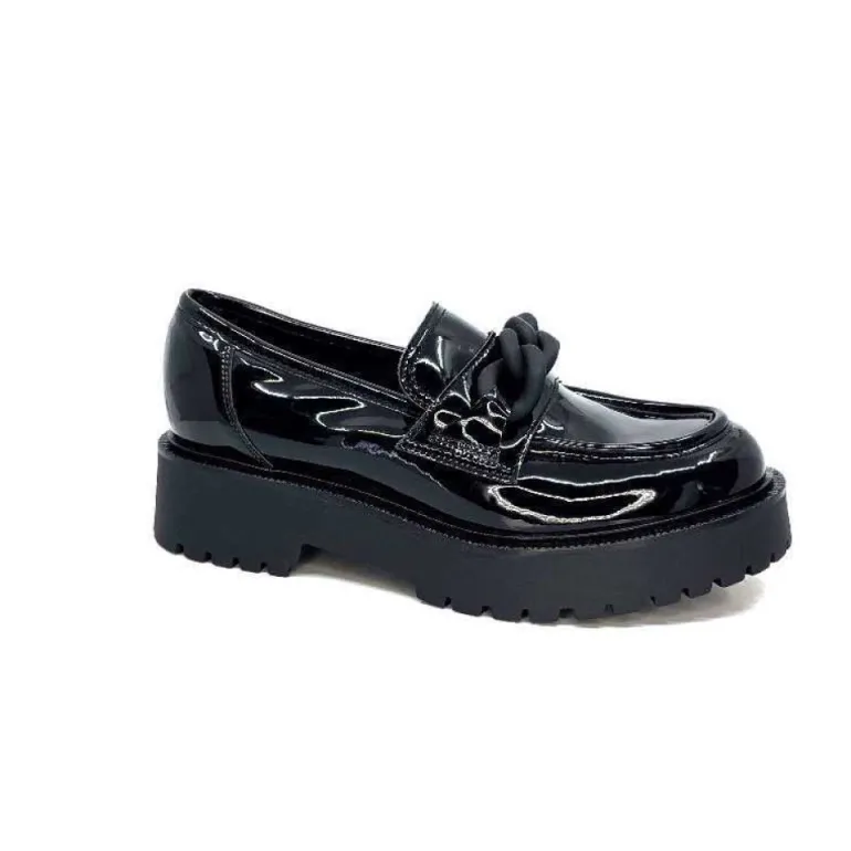 Ivoire 1M4158 Cuir Vernis Noir