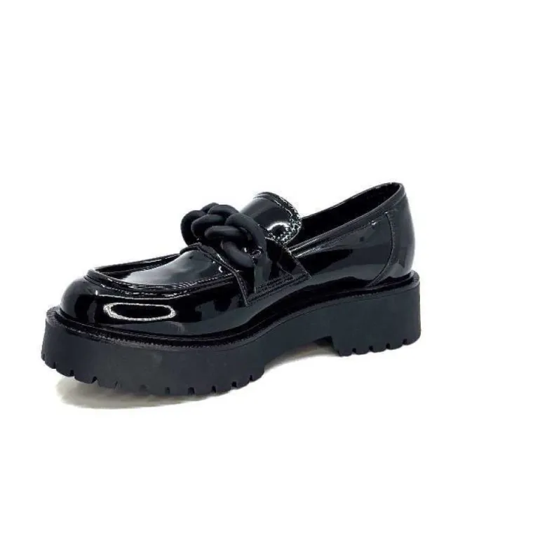 Ivoire 1M4158 Cuir Vernis Noir
