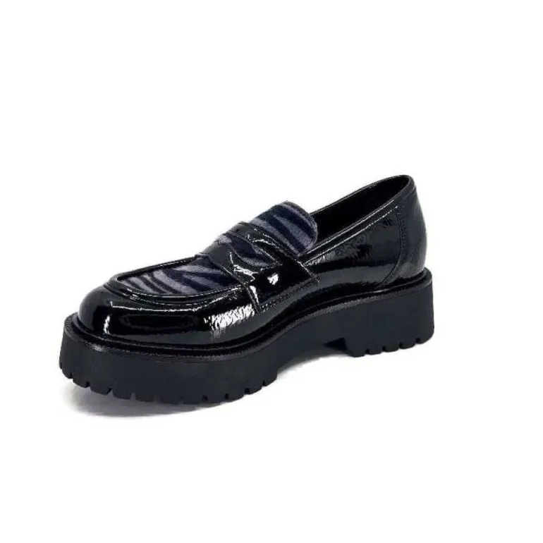 Ivoire 1M4883 Cuir Vernis Noir