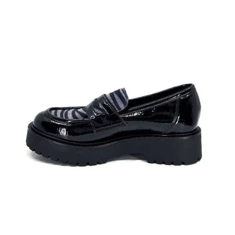 Ivoire 1M4883 Cuir Vernis Noir