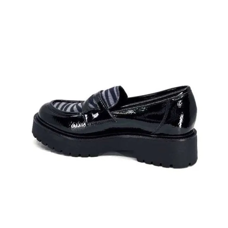 Ivoire 1M4883 Cuir Vernis Noir
